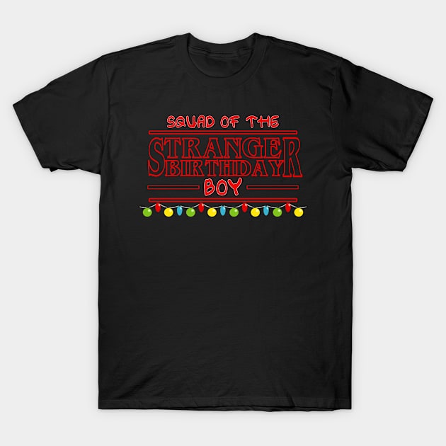 Squad of the Stranger Birthday Boy T-Shirt by JPDesigns